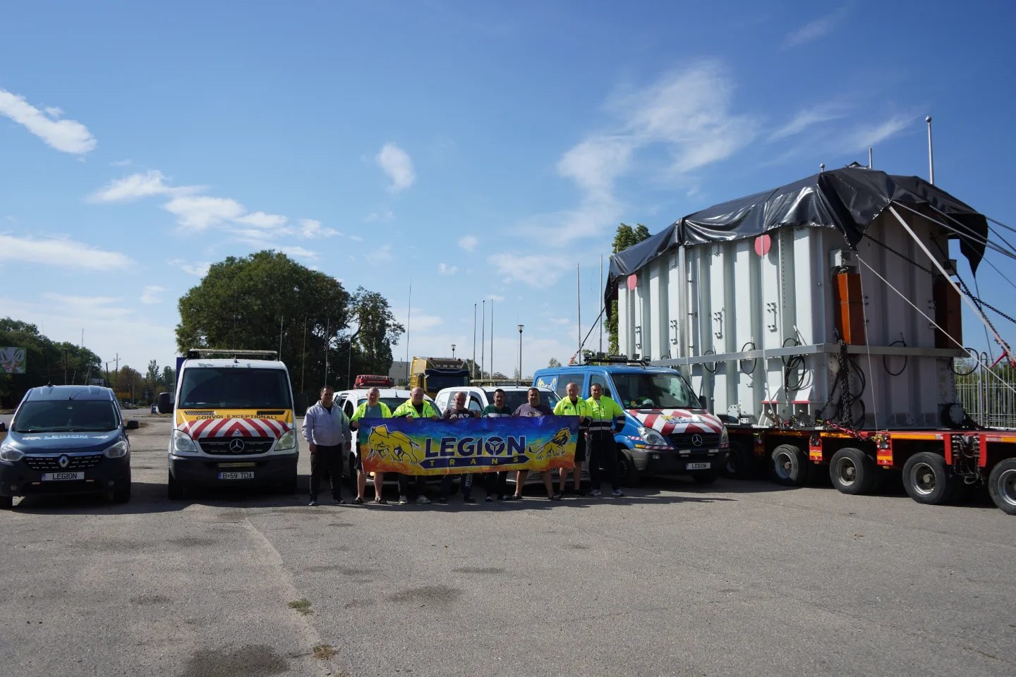 Перевезення негабаритних тяжковагових трансформаторів